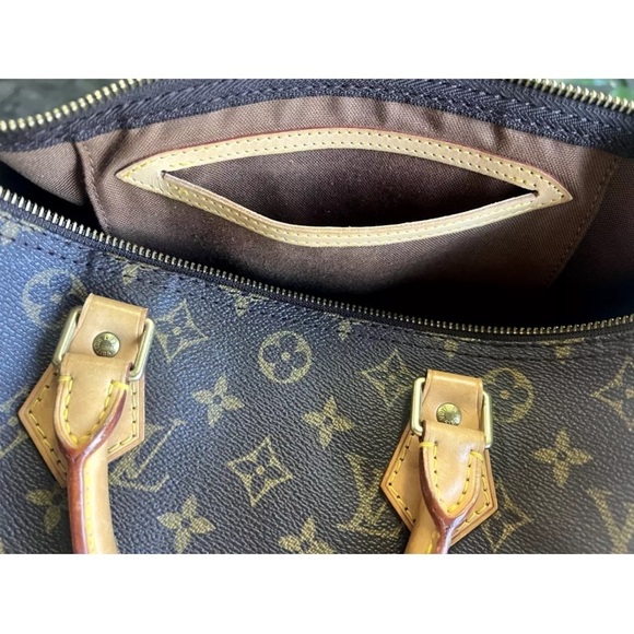 LOUIS VUITTON SPEEDY 30 HANDBAG MONOGRAM CANVAS - Picture 2 of 16